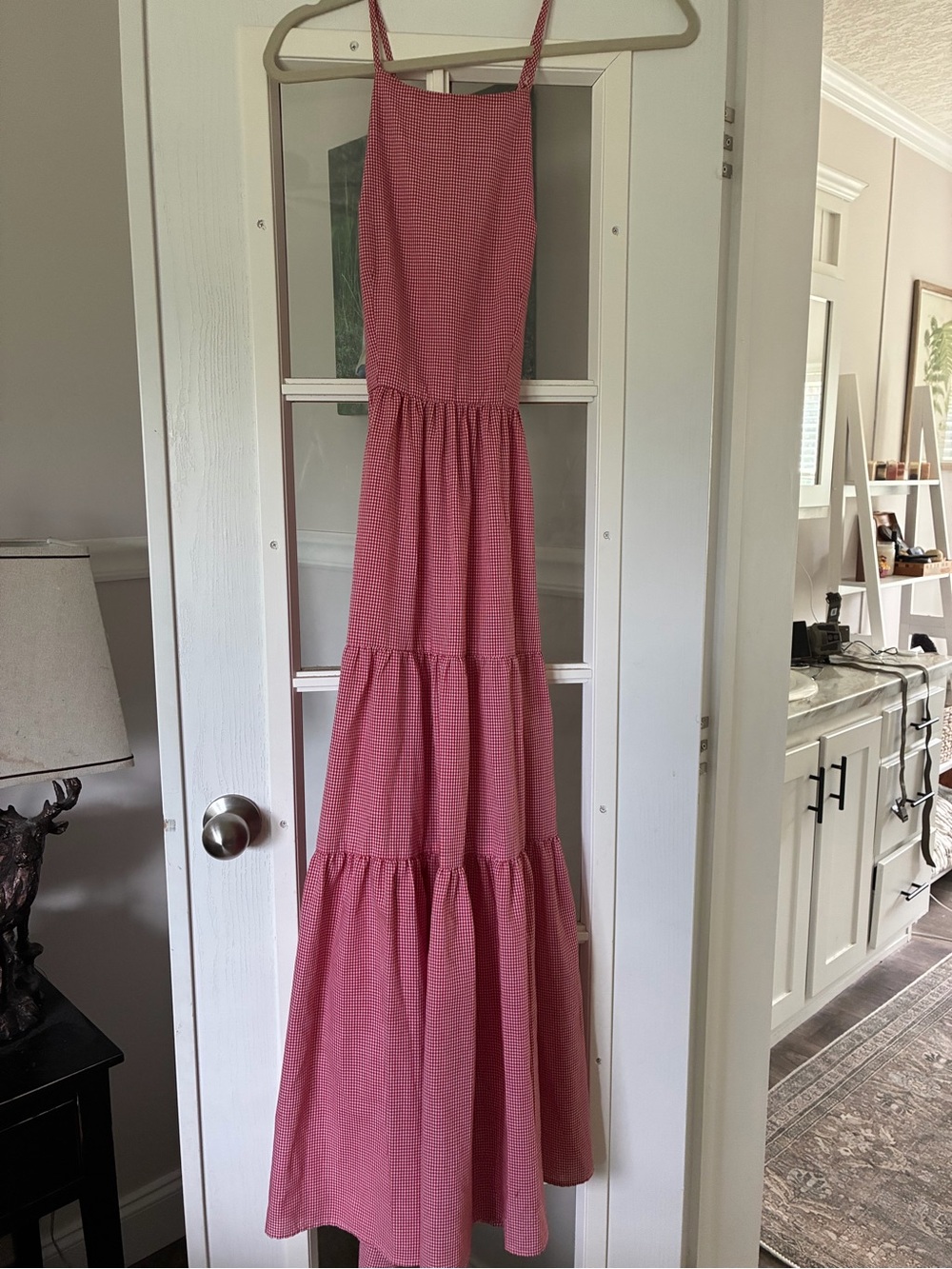 Christy Dawn Delphine Pink Tiered Maxi Sundress - Picture 2 of 5